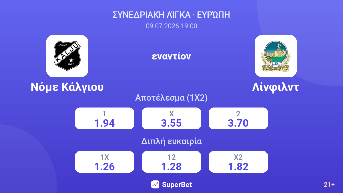 Νόμε Κάλγιου εναντίον Λίνφιλντ — αποδόσεις